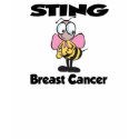 STING Breast Cancer t-shirts by animals4acause STING Breast Cancer t-shirts