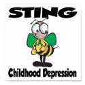 STING Childhood Depression posters by animals4acause STING Childhood Depression posters