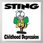 STING Childhood Depression posters