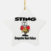 STING Congestive Heart Failure Christmas Ornament