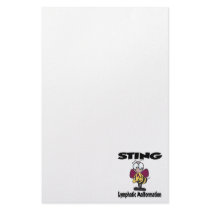 STING Lymphatic Malformation Stationery Design