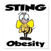 STING Obesity posters by animals4acause STING Obesity posters
