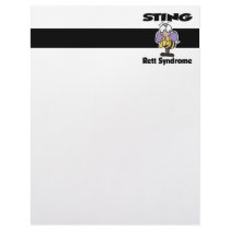 STING Rett Syndrome Personalized Letterhead