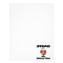 STING Substance Abuse Custom Letterhead