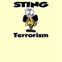STING Terrorism t-shirts by animals4acause STING Terrorism t-shirts