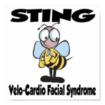 STING Velo-Cardio Facial Syndrome posters by animals4acause STING Velo-Cardio Facial Syndrome posters