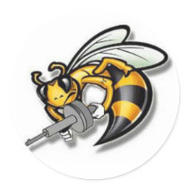 Stinger Squad Round Stickers