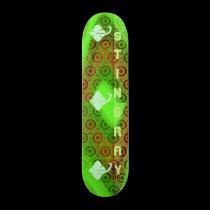 Stingray, Abstract Greenearth Board skateboards