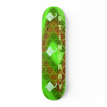 Stingray, Abstract Greenearth Board skateboards