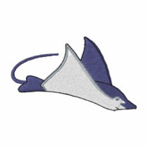 Stingray embroidered shirts