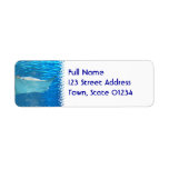 Stingray Swimming Mailing Labels