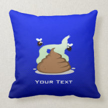 Stinky Poo; Blue Pillows