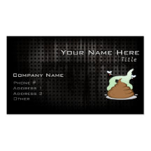 Stinky Poo; Grunge Business Cards
