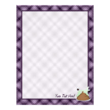 Stinky Poo; Purple Letterhead Design