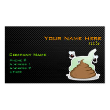 Stinky Poo; Sleek Business Card Templates