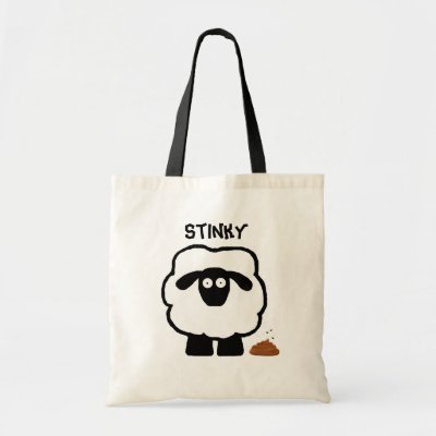 stinky sheep bag   11 95