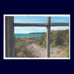 Stinson Beach, CA Painting   Poster posters