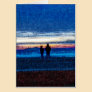 Stippled Sunset Card