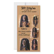 Stir Crazies Blank Photo Card