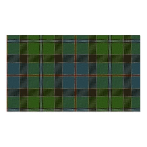 Stirling Tartan Skull No Banner Business Cards (back side)