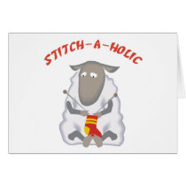 Stitch-a-holic Knitter Card