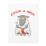 Stitch-a-holic Knitter Postcards