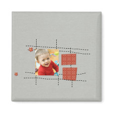 stitch and time photo magnet magnet