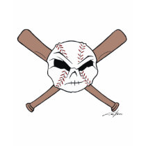 "Stitch" Ball and Cross bats Tshirts