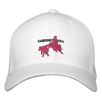 Stitch Cabernet CHA Blanc Casquette Rose embroidered hats by Cabernetboutique Stitch Cabernet CHA Blanc Casquette Rose embroidered hats