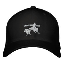 Stitch Cabernet CHA Noir Casquette Blanc embroidered hats by Cabernetboutique Stitch Cabernet CHA Noir Casquette Blanc embroidered hats