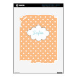 Stitch Cloud Name Polka Dots Pattern iPad 3 Skins
