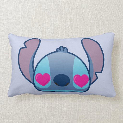 stitch emoji pillow