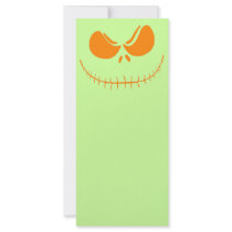 Stitch Face Jack-O-Lantern rack cards