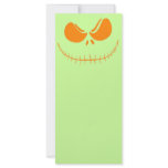 Stitch Face Jack-O-Lantern Custom Rack Cards