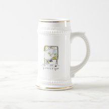 Stitch My Heart Beer Stein Coffee Mug