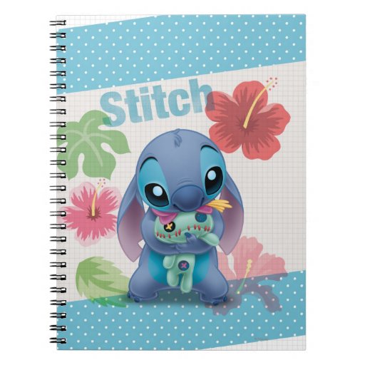 Stitch Spiral Notebook Zazzle