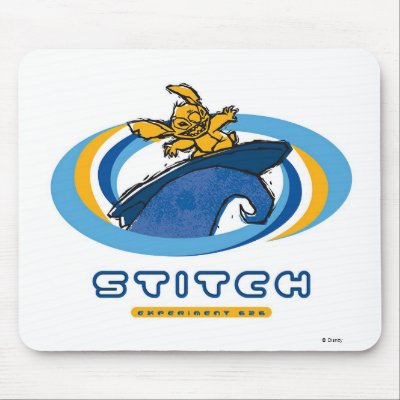 Stitch Surfing mousepads