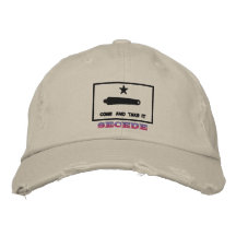 Stitched 'Come and Take It 'Hat Embroidered Hats