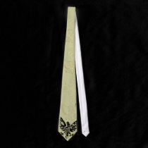 Stitched Graphic Tie by 3131theory Stitched Graphic Tie