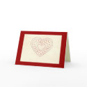 STITCHED HEART WITH DOTS cards by kates_kards STITCHED HEART WITH DOTS cards