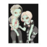 Stitches - Zombie Girls postcard