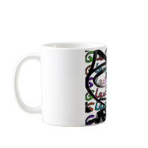 Stitchlip on Levi G. Tag  White Pattern in COLOR Mugs
