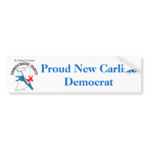 StJoeCountyDemslogo, Proud New CarlisleDemocrat bumper stickers