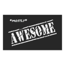 stly Awesome rectangle stickers stickers