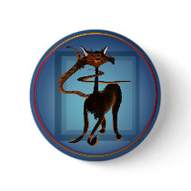 Stlylin' Brown Cat Button
