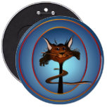 Stlylin' Brown Cat Face Button