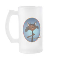 Stlylin' Brown Cat Face Mug mugs