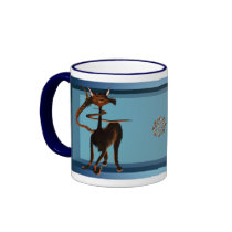 Stlylin' Brown Cat Mug mugs