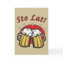 Sto Lat Beer Mugs Card by PolishHeritage Sto Lat Beer Mugs Card
