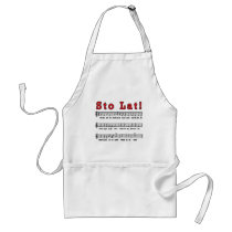 Sto Lat! Song aprons